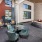 Club Room seating with small glass table
