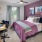Secondary bedroom with purple accents